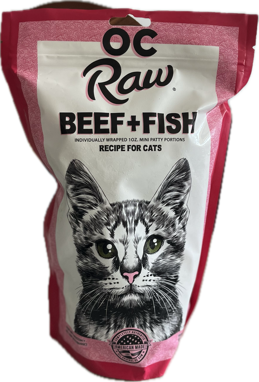OC Raw’s Feline Beef + Fish Recipe for Cats