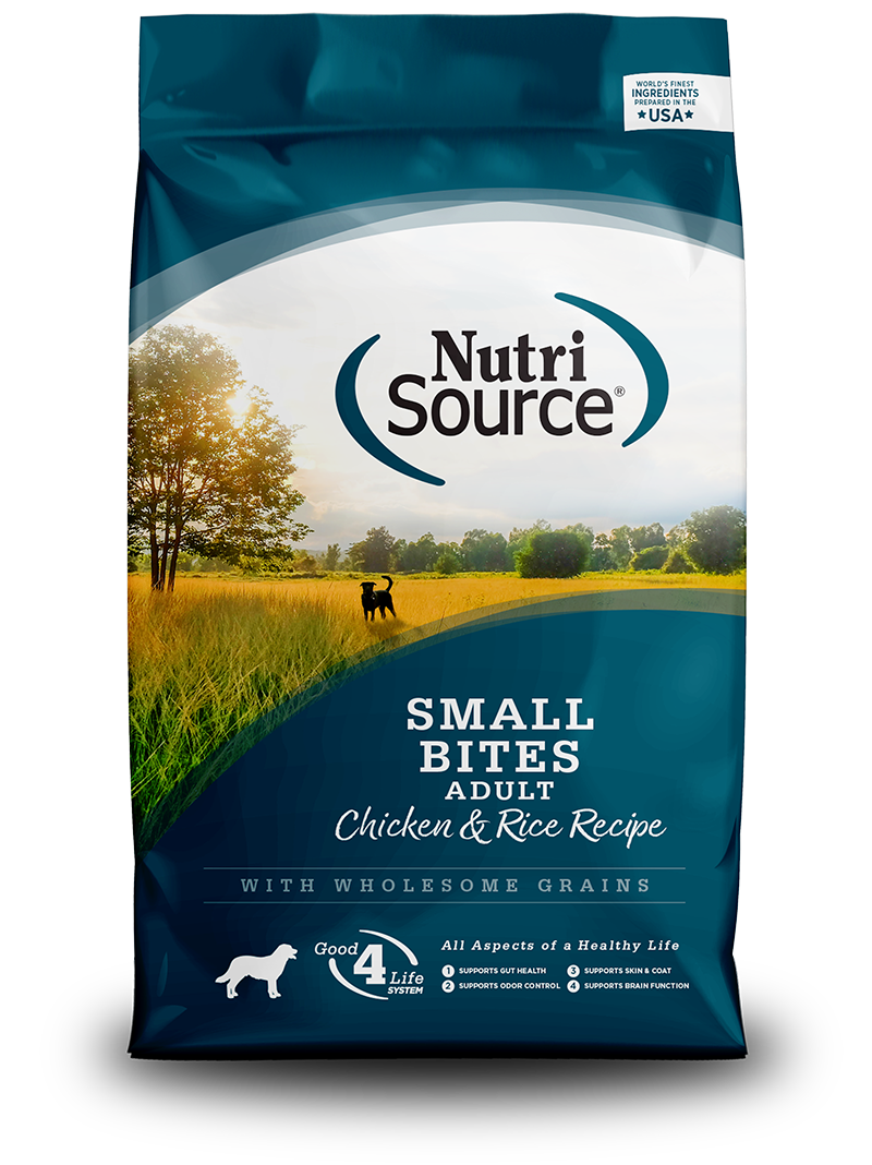 NutriSource® Adult Small Bites Chicken & Rice Recipe Dry Dog Food