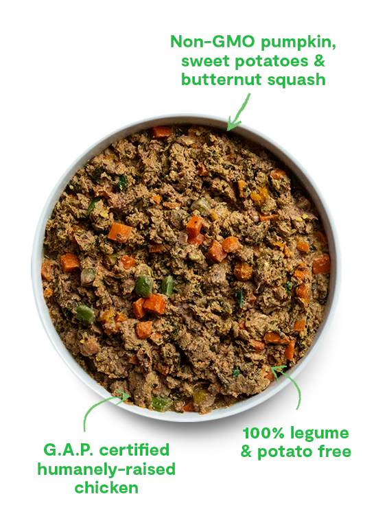 Open Farm Naughty or Nice Chicken & Brown Rice Gently Cooked Recipe Frozen Dog Food