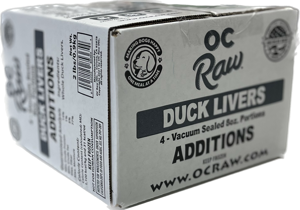 OC Raw Dog Duck Liver Additions