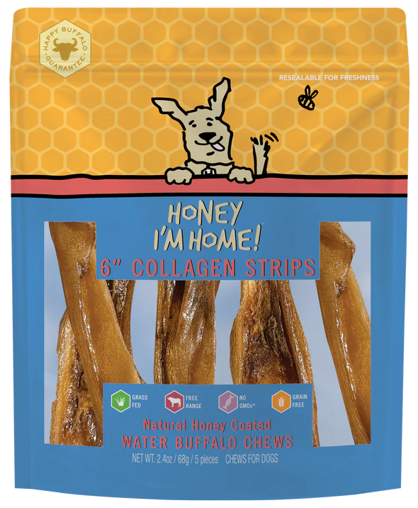 Honey I'm Home! Collagen Strips Dog Chew Treat