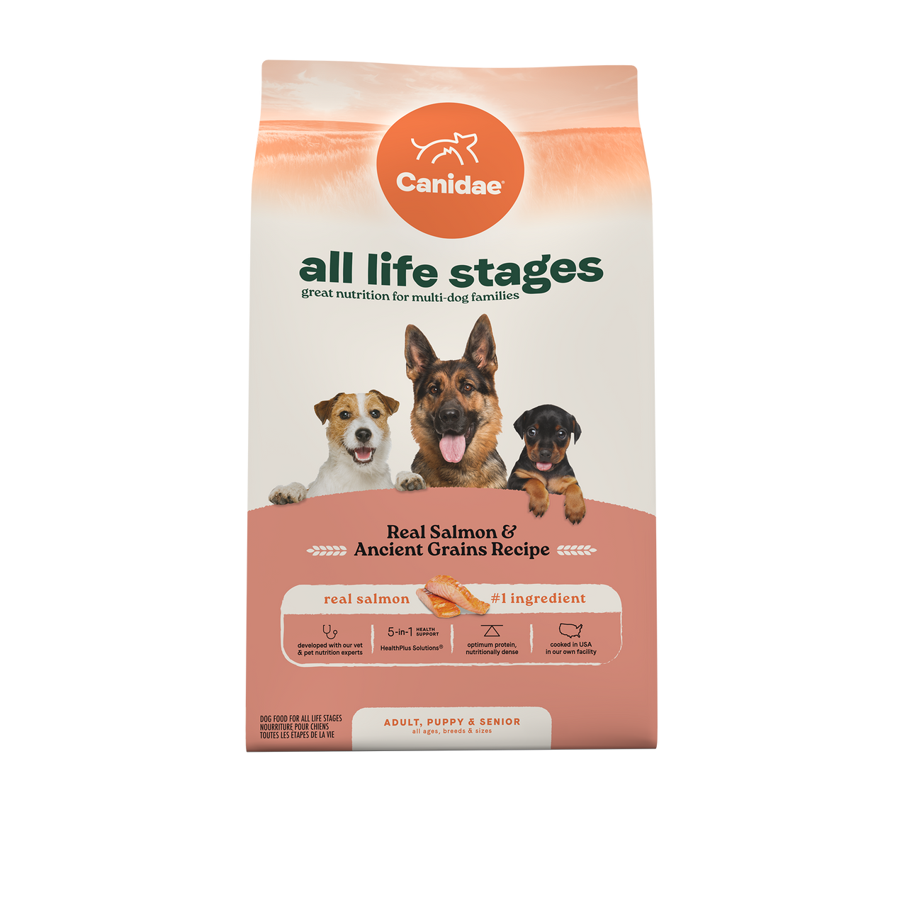 Canidae All Life Stages Dry Dog Food Real Salmon & Ancient Grains Recipe
