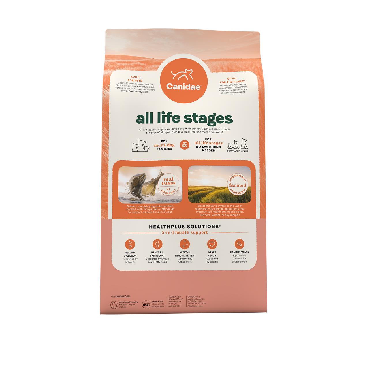 Canidae All Life Stages Dry Dog Food Real Salmon & Ancient Grains Recipe