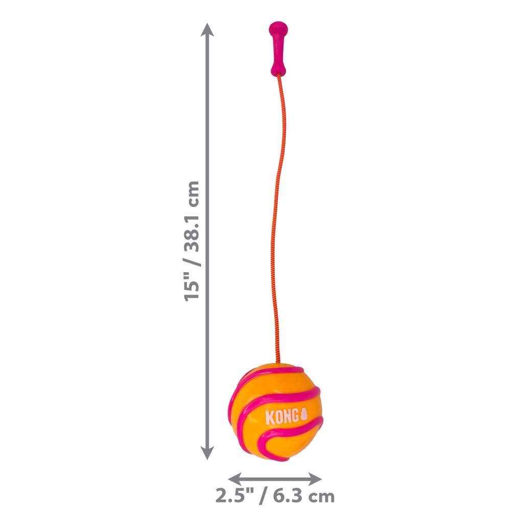 KONG Bunji High-Viz Ball Dog Toy