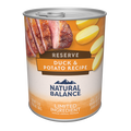 Natural Balance Limited Ingredient Diets Reserve Duck & Potato Recipe Dog Food