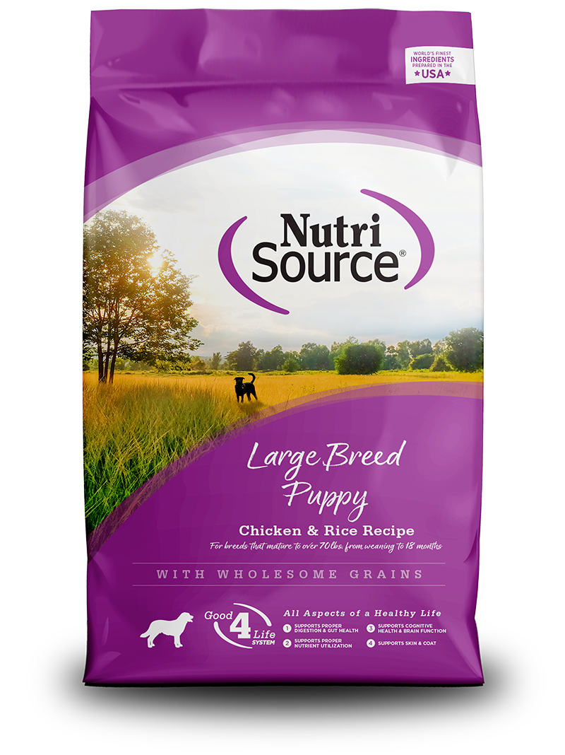 NutriSource® Large Breed Puppy Recipe Healthy Puppy Food for Large Breeds