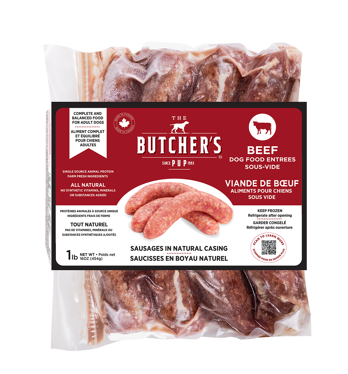 The Butchers Pup Beef Sous-Vide Sausages