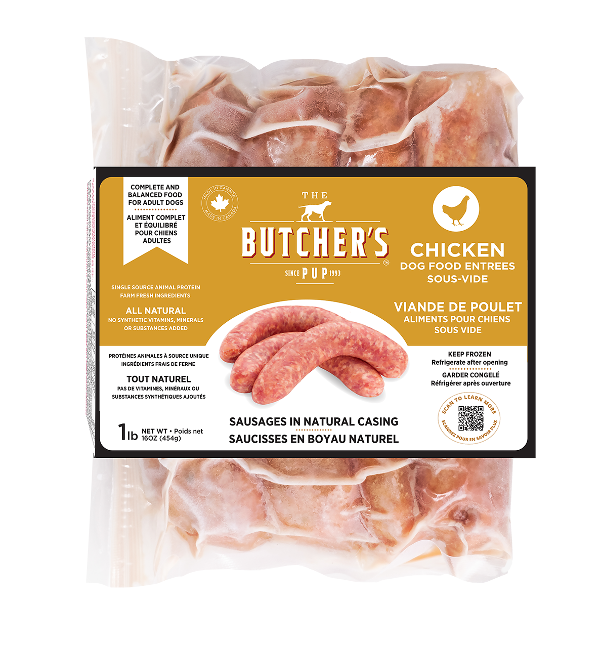 The Butchers Pup Chicken Sous-Vide Sausages