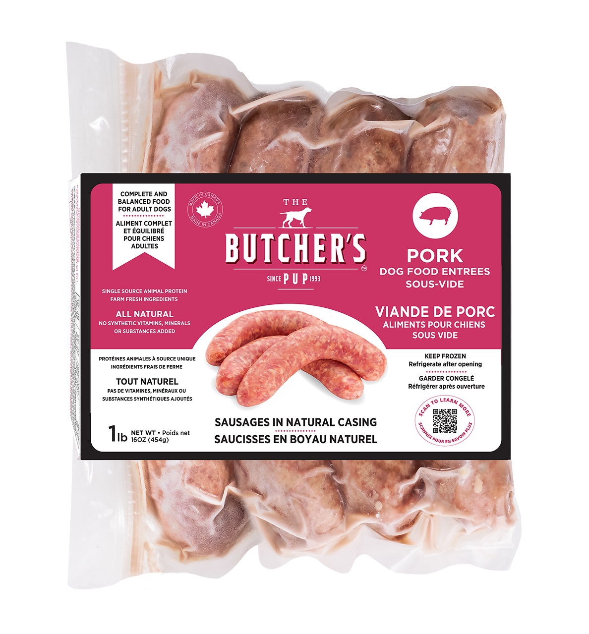 The Butchers Pup Pork Sous-Vide Sausages