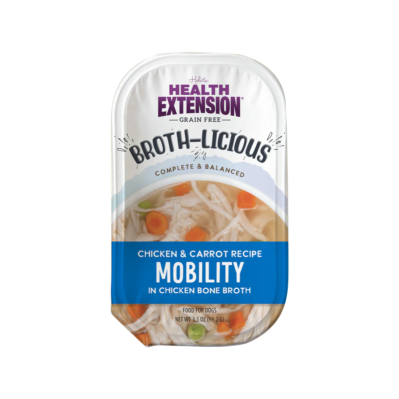 Health Extension Broth-licious Mobility Recipe Chicken & Carrots Wet Dog Food