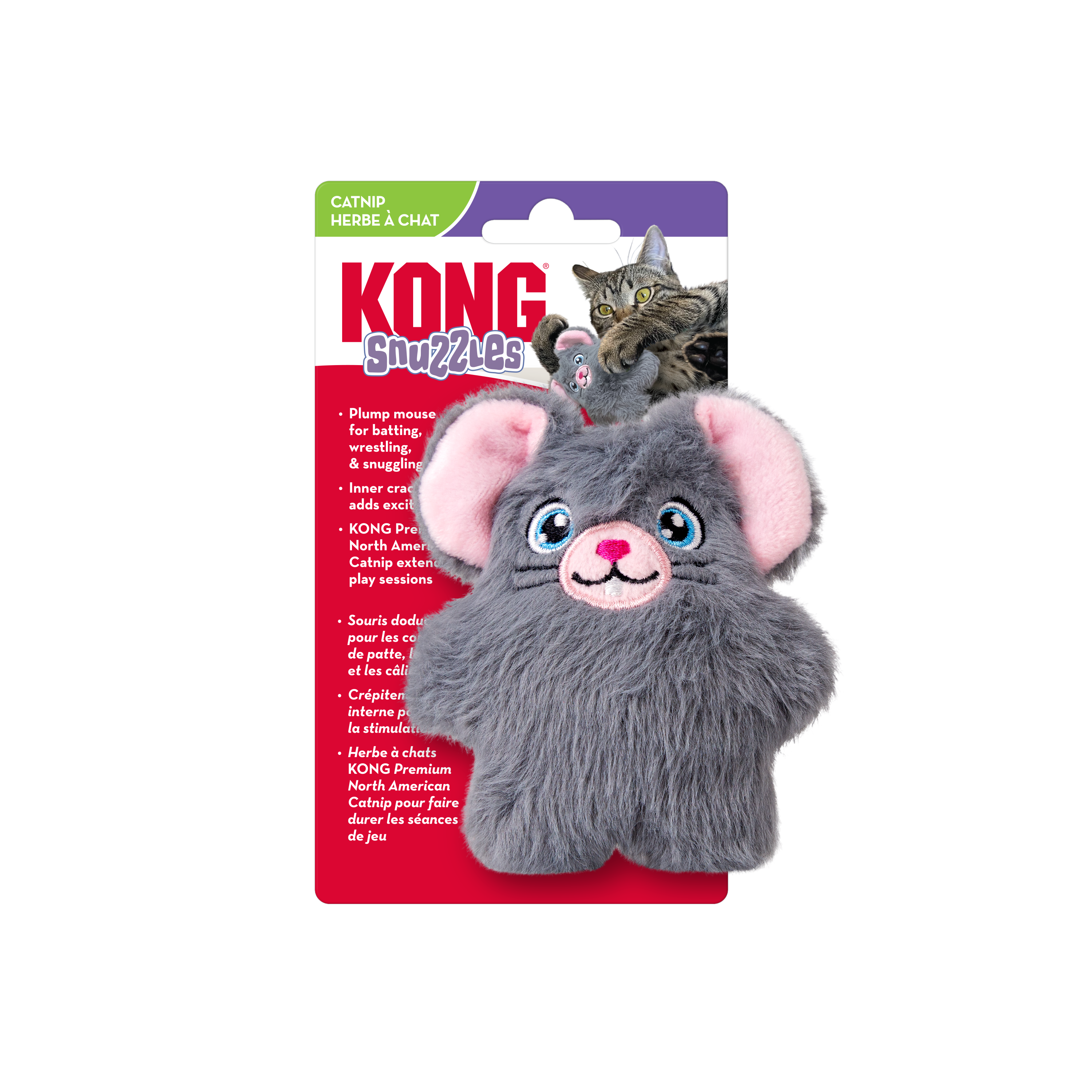 KONG Cat Snuzzles Mouse Cat Toy