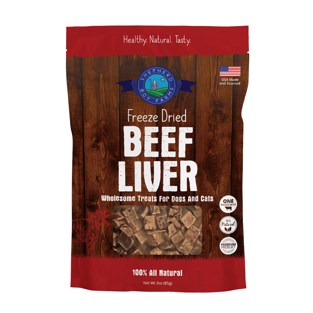 Shepherd Boy Farms Beef Liver Freeze Dried Treats
