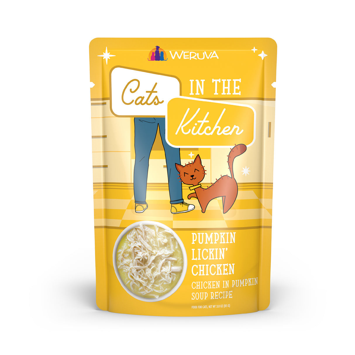 Weruva Cats In the Kitchen Pumpkin Lickin Chicken Pouches Wet Cat Food