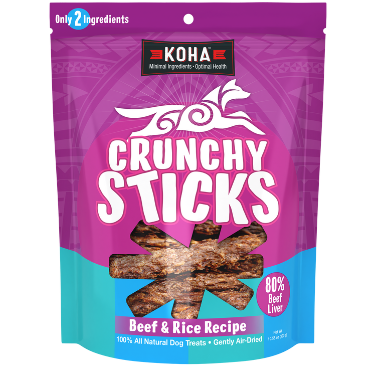 Koha Crunchy Sticks Beef & Rice Recipe