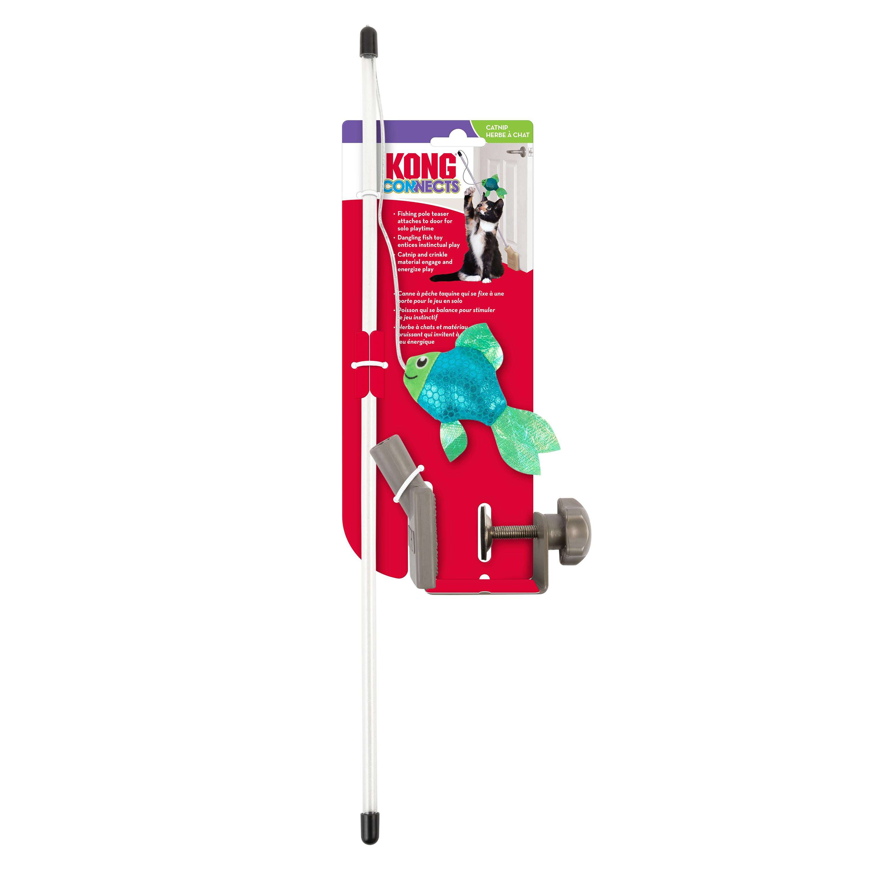 KONG Connects™ Angler Door Teaser Cat Toy