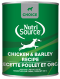 NutriSource® Chicken & Barley Entrée Healthy Affordable Wet Dog Food