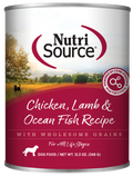 NutriSource® Chicken, Lamb & Ocean Fish Formula Healthy Wet Dog Food
