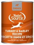 NutriSource® Turkey & Barley Entrée Healthy Affordable Wet Dog Food