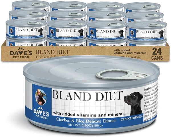 Dave's Restricted Diet Bland for Dogs – Chicken and Rice Wet Dog Food