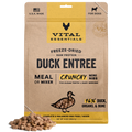 Vital Essentials Freeze-Dried Raw Protein Duck Crunchy Mini Nibs Meal or Mixer Dog Food
