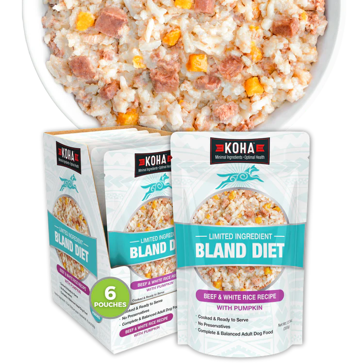 Koha Limited Ingredient Wet Bland Diet Beef & White Rice Recipe for Dogs