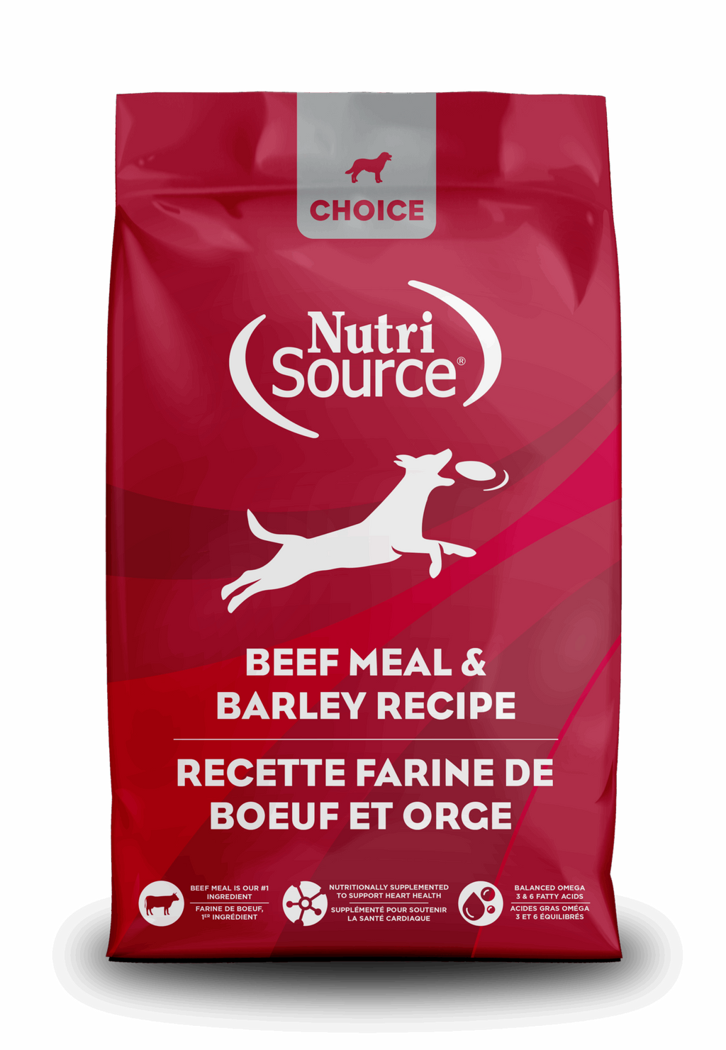 NutriSource® Beef Meal & Barley Recipe Healthy Affordable Dry Dog Food