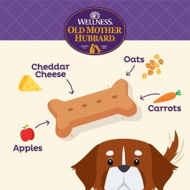 Old Mother Hubbard Crunchy Classic Natural BacNCheez Biscuits Dog Treats