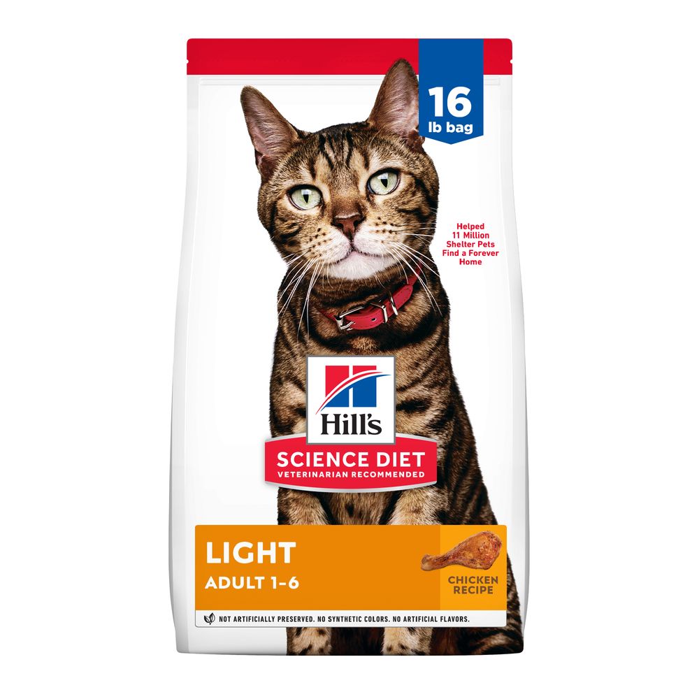 Hill's® Science Diet® Adult Light Chicken Recipe Dry Cat Food