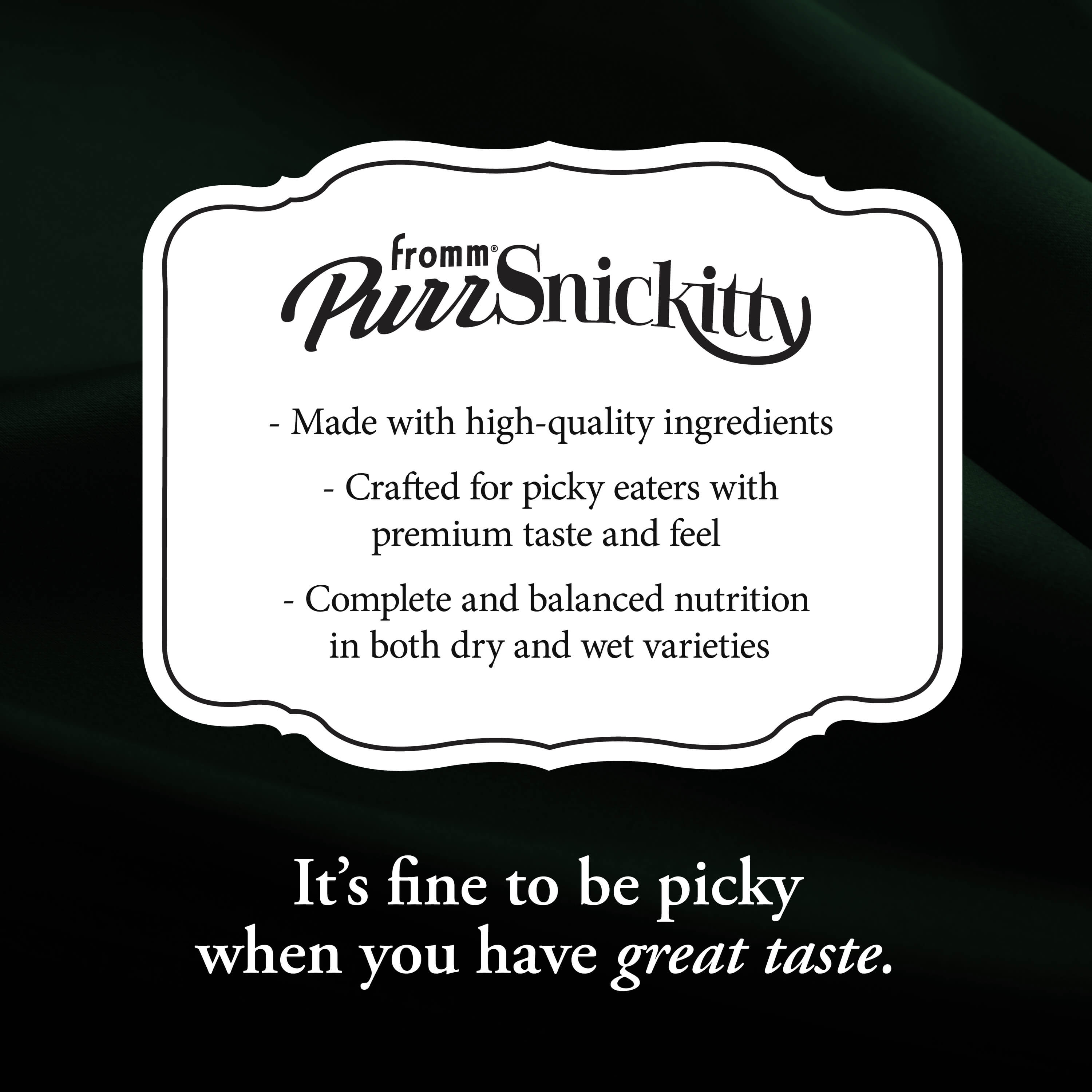 Fromm PurrSnickitty Chicken Delight Dry Cat Food