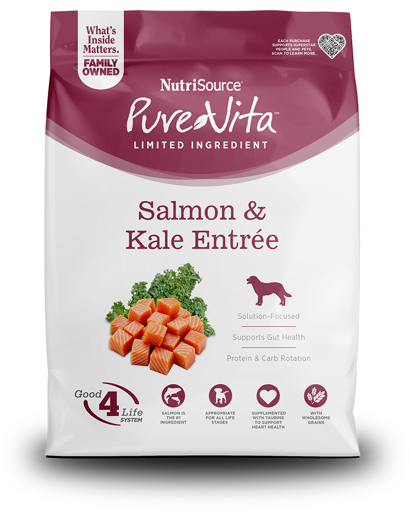 NutriSource® PureVita™ Salmon & Kale Entrée Limited Ingredient Dog Food