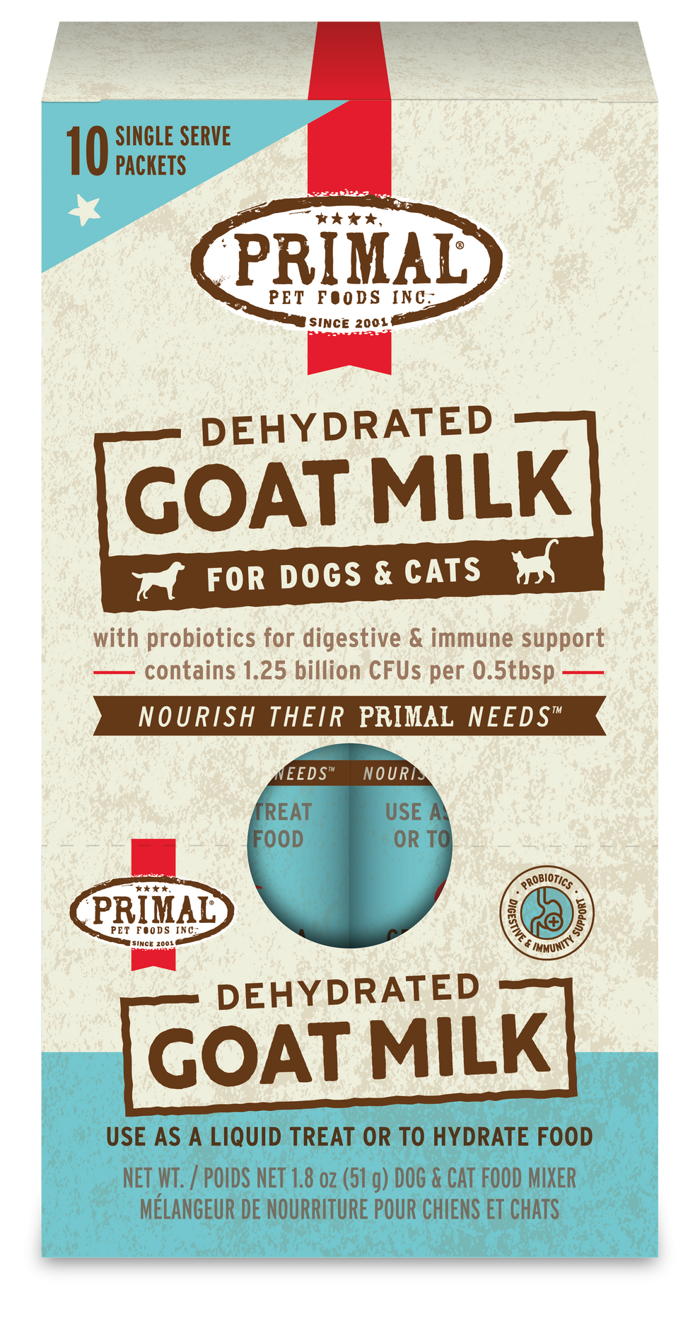 Primal Dehydrated Goat Milk for Dogs and Cats
