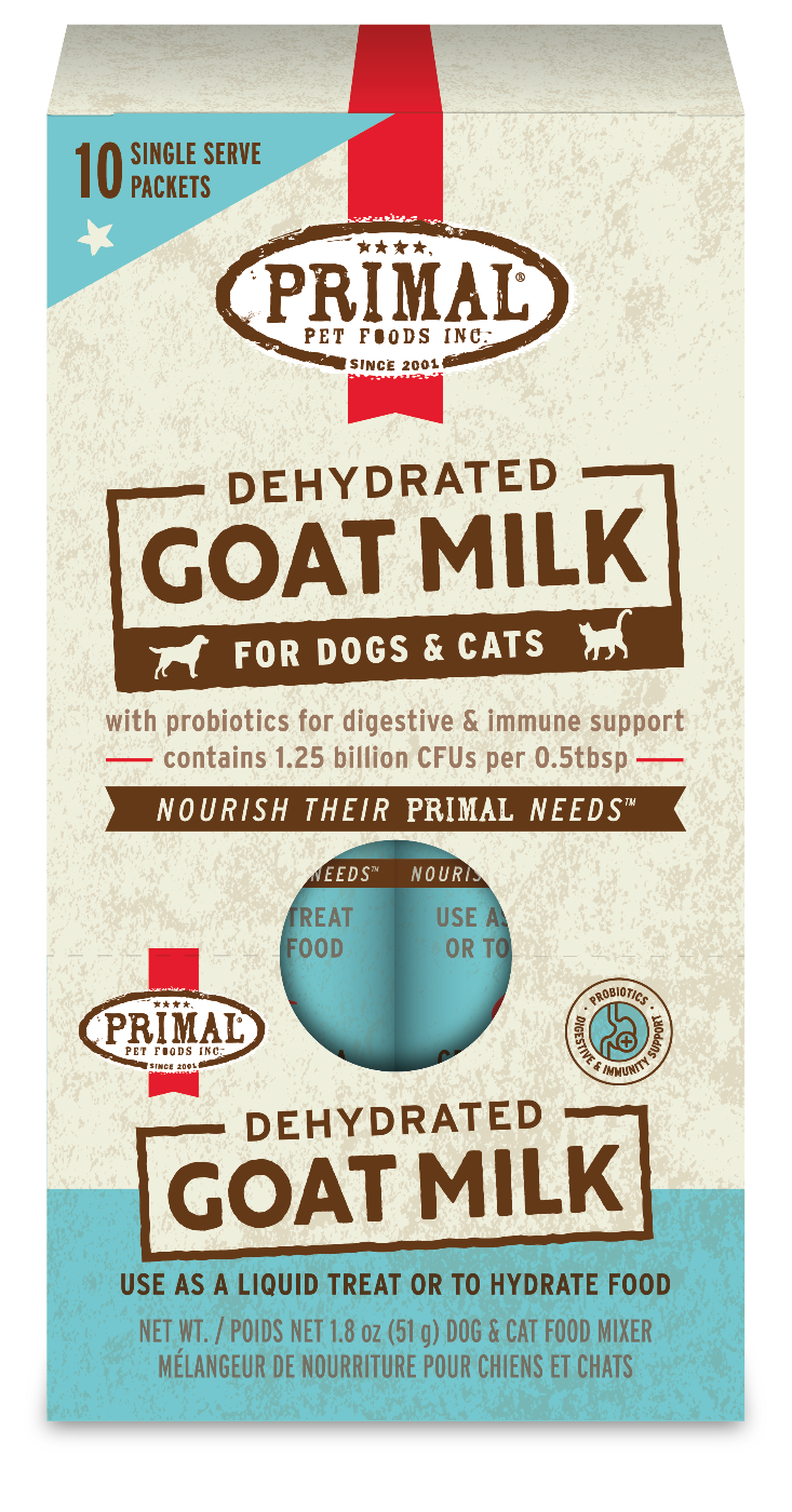 Primal Dehydrated Goat Milk for Dogs and Cats