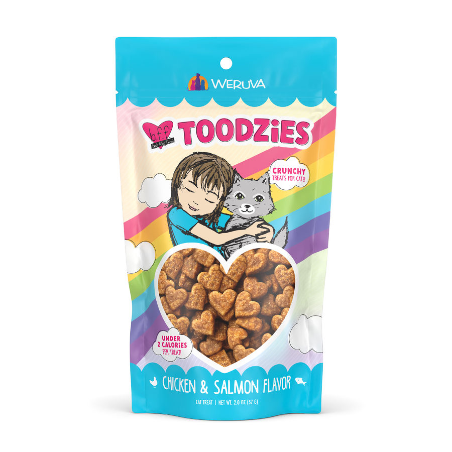 Weruva Chicken & Salmon Flavor Crunchy Cat Treats