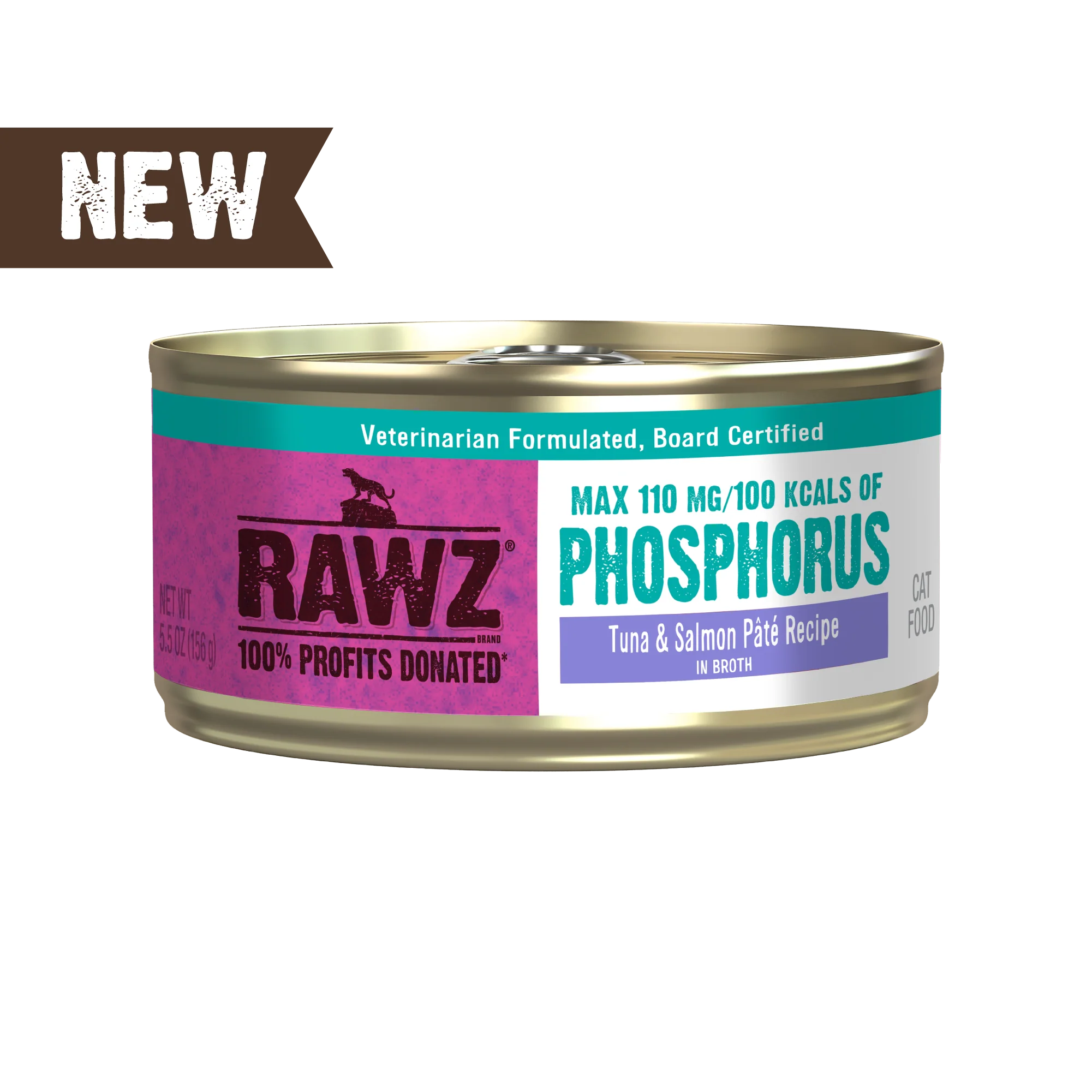 Rawz Lower Phosphorus Tuna & Salmon Canned Cat Food