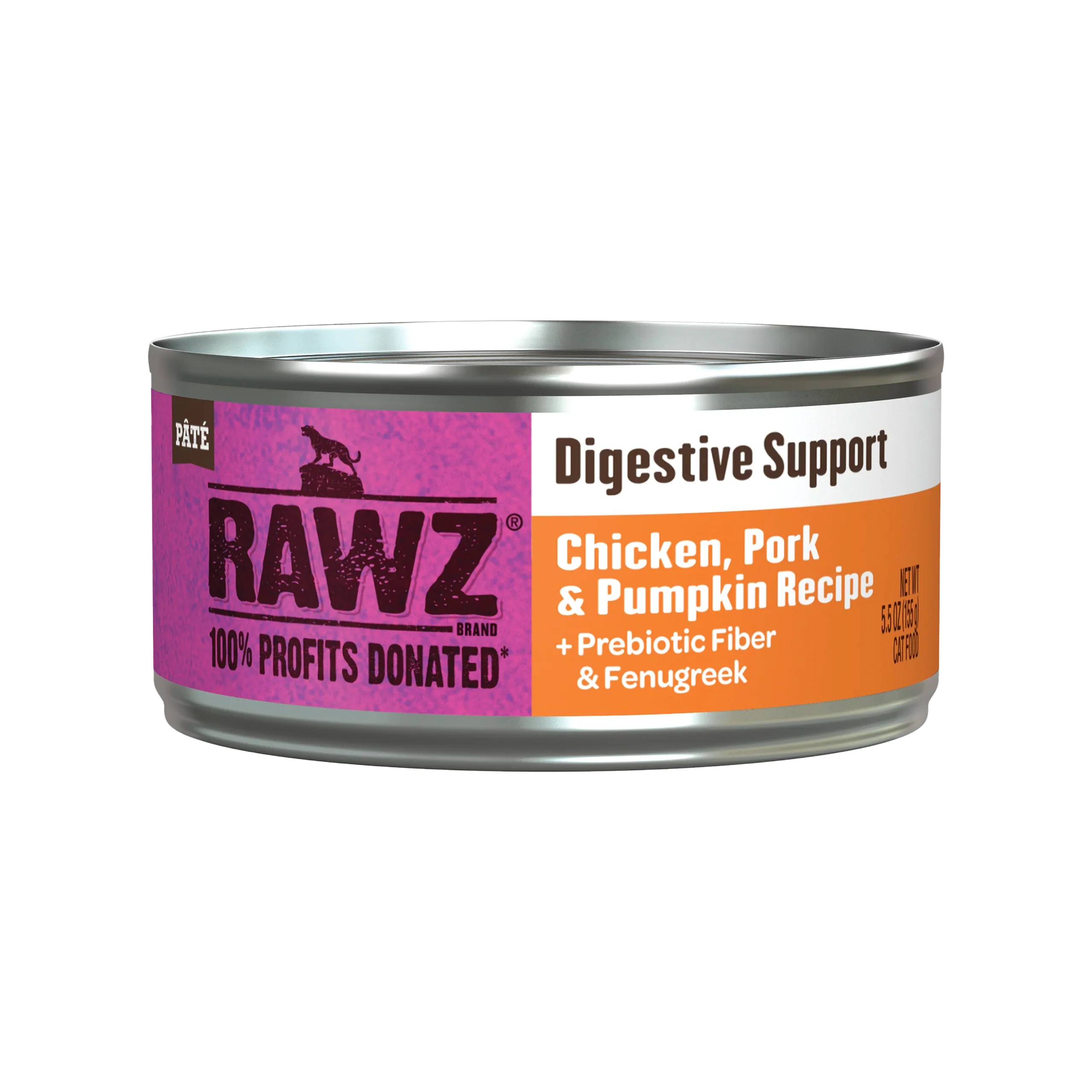 Rawz Digestive Support Chicken, Pork & Pumpkin Cat Food