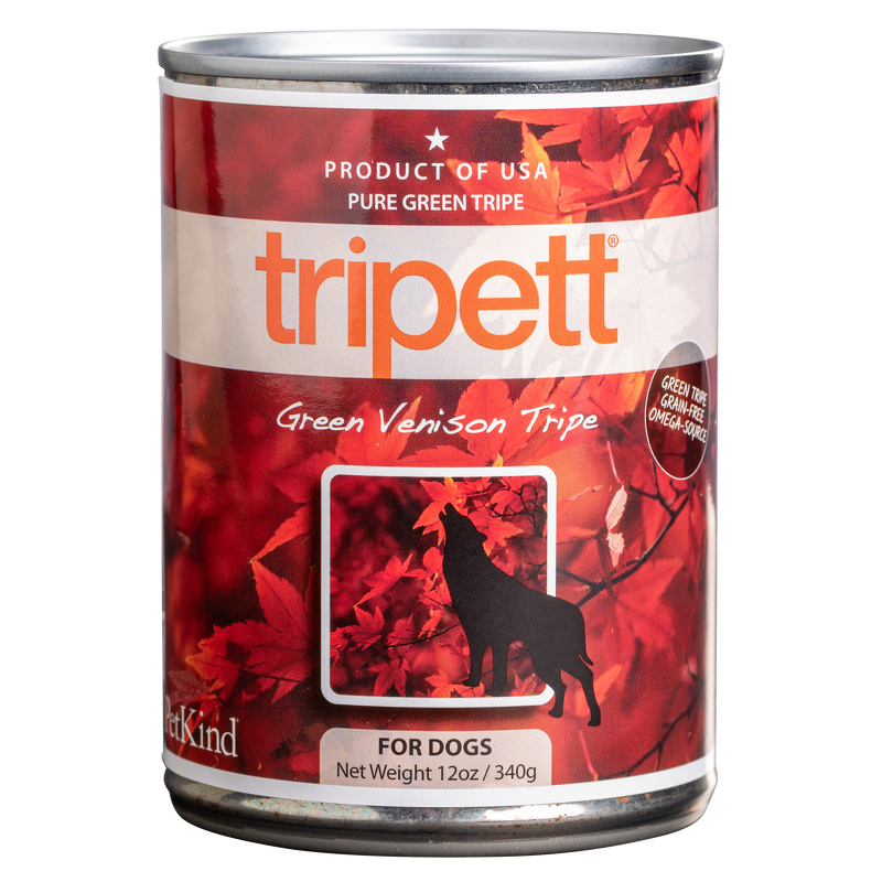 PetKind Green Venison Tripe Tripett Canned Dog Food