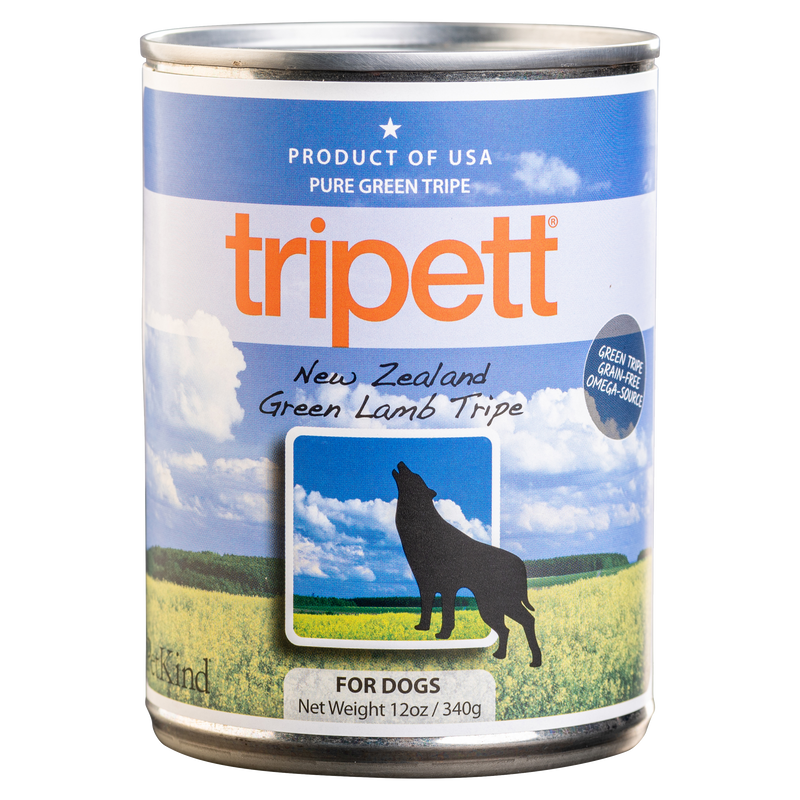 PetKind New Zealand Green Lamb Tripe Tripett Canned Dog Food