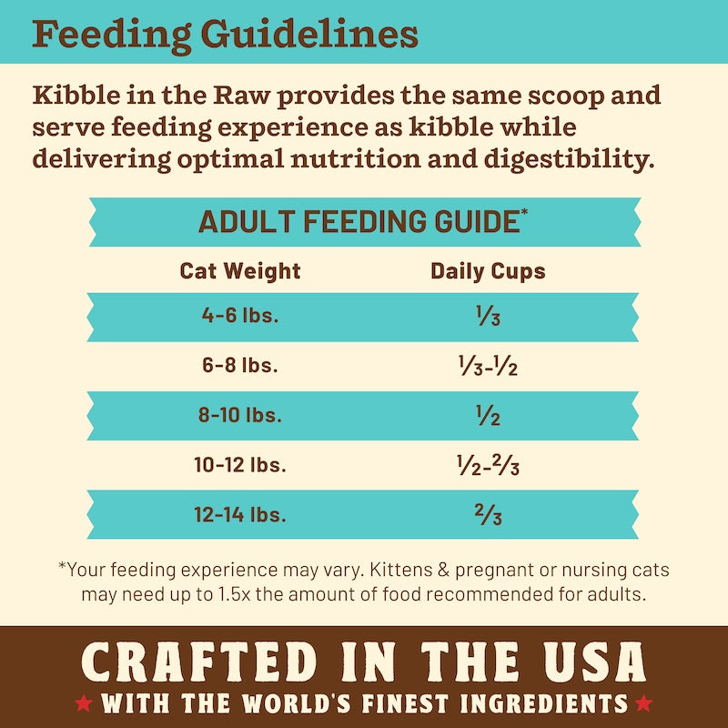 Primal Pet Foods Feline Kibble in the Raw Cat Food Chicken & Fish Recipe