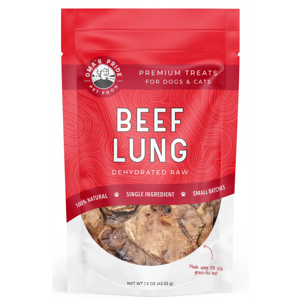 Oma's Pride Beef Lung Treats