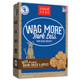 Cloud Star Wag More Bark Less Oven Baked Bacon, Cheese and Apple Dog Treats