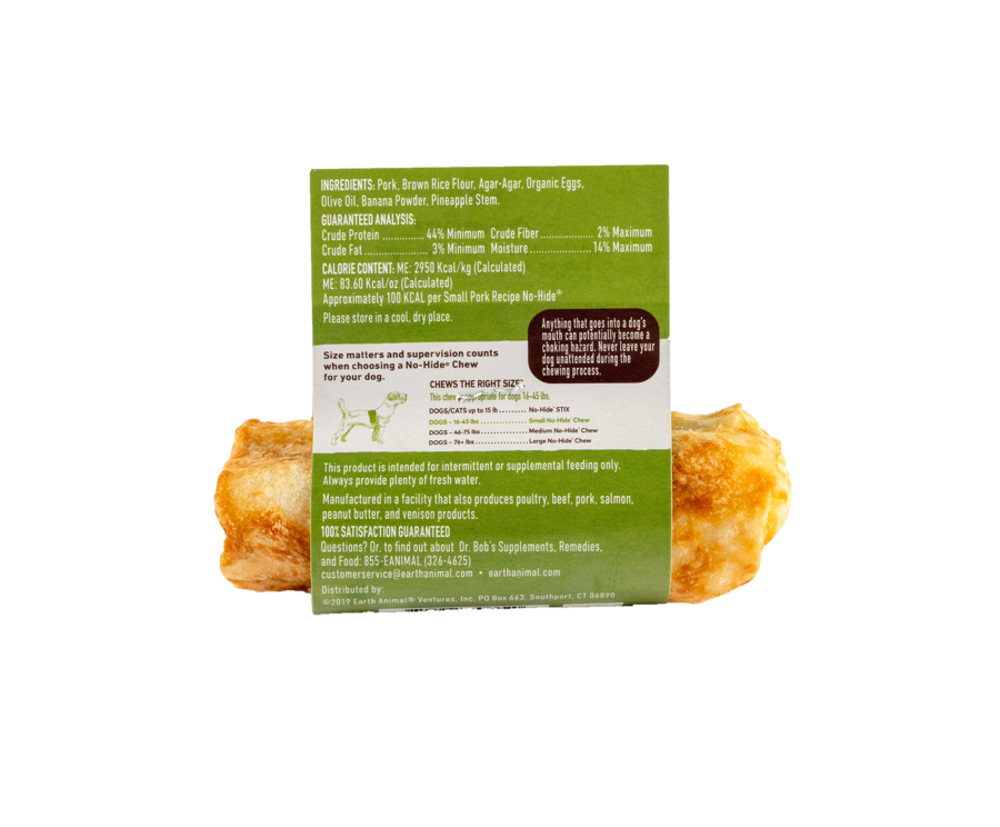 Earth Animal Pork No-Hide® Wholesome Chews