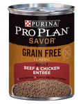 Purina Pro Plan SAVOR Grain Free Adult Classic Beef & Chicken Entrée Wet Dog Food