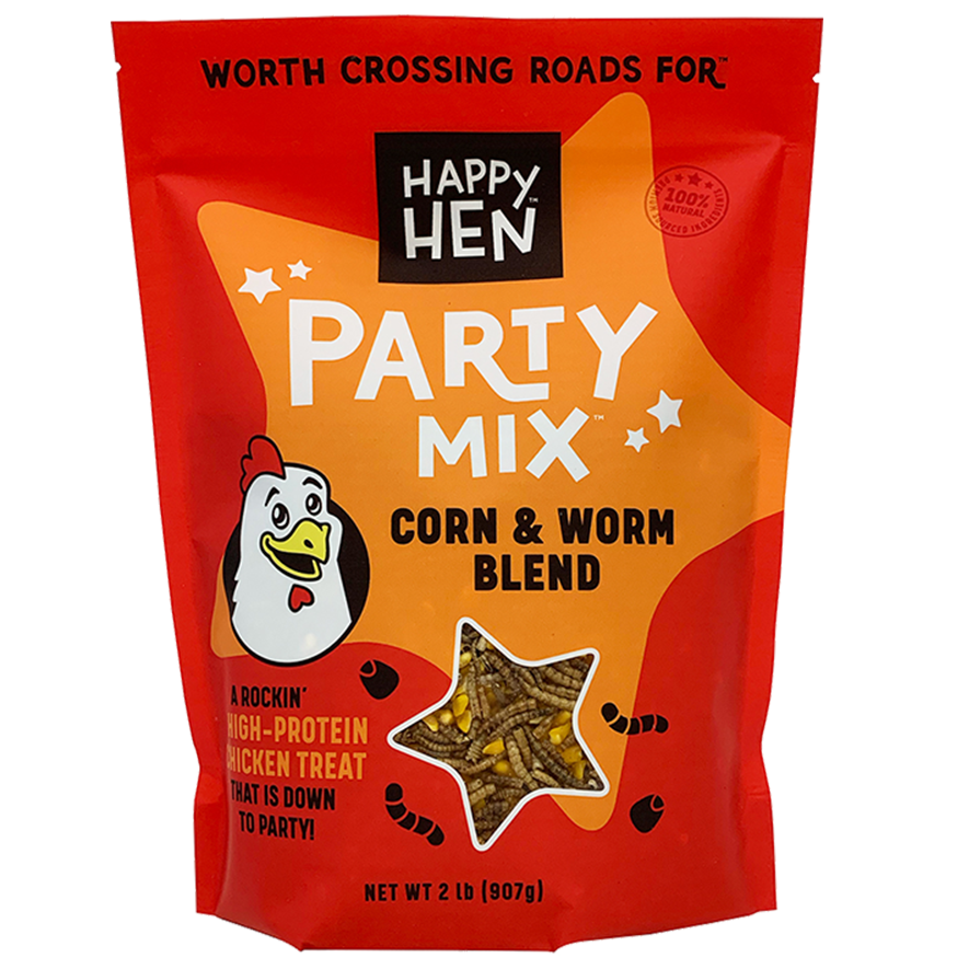 Happy Hen Party Mix™ Corn and Mealworm