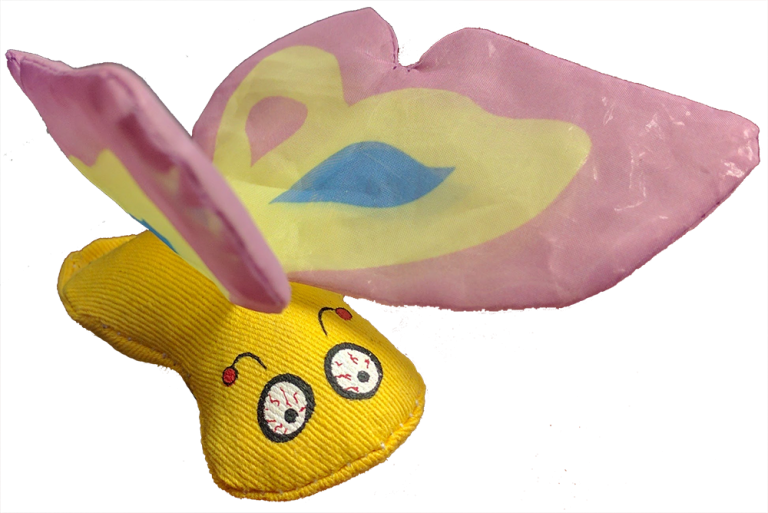 DuckyWorld YEOWWW! Butterflies Catnip Toy
