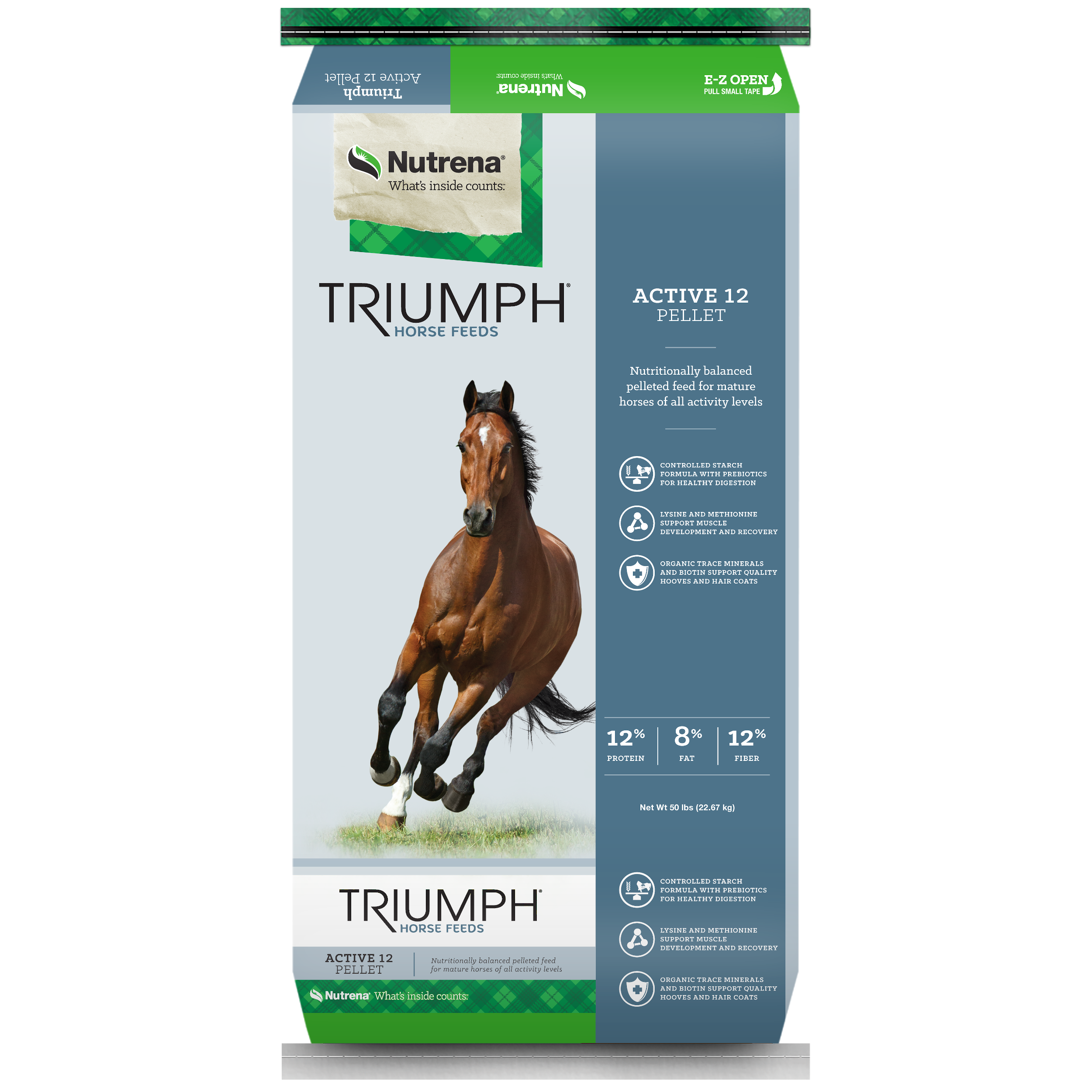 Nutrena® Triumph® 12% Active Pelleted Horse Feed