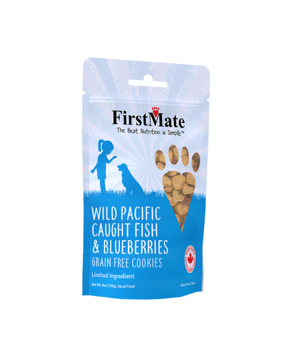 FirstMate Pet Foods Wild Pacific Caught Fish & Blueberries Treats