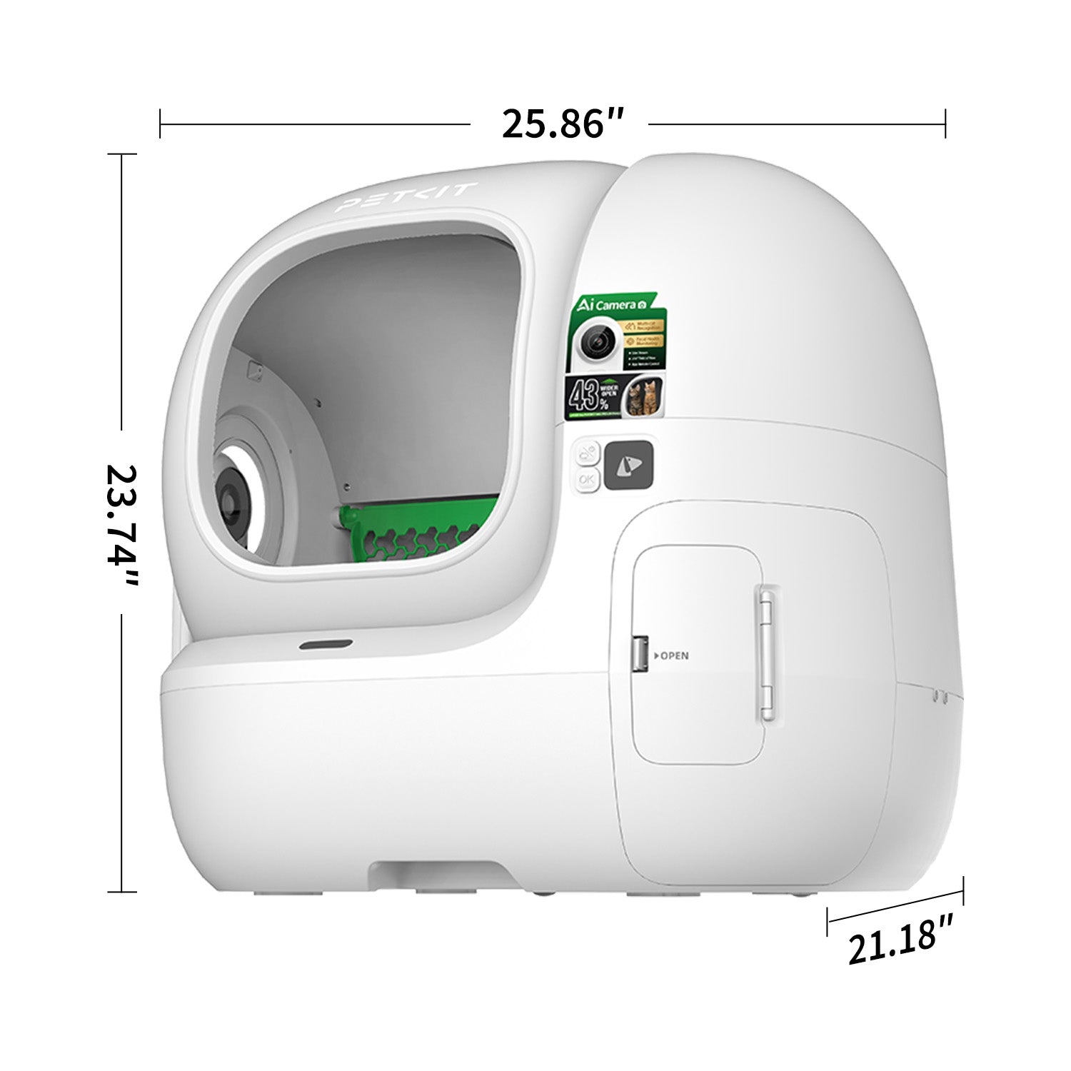 Purobot Max Pro 2 Automatic Cat Litter Box