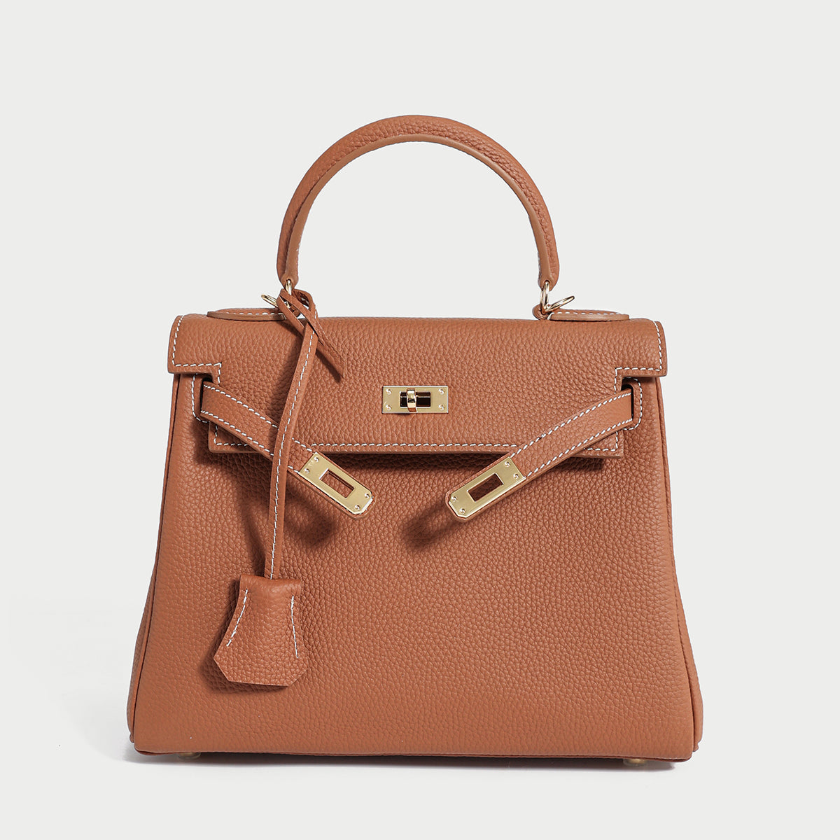 Queens Mini Top Handle Leather Bag