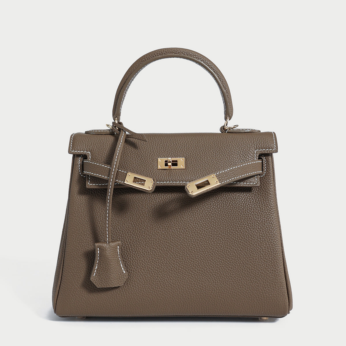 Queens Mini Top Handle Leather Bag