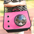 Foldable Cat Backpack with Breathable Mesh Design